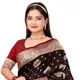 Maroon__Banarasi Saree Hub