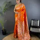 Orange__Banarasi Saree Hub