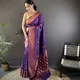 Purple__Banarasi Saree Hub