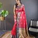 Strawberry Red__Banarasi Saree Hub
