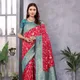 Strawberry Red__Banarasi Saree Hub