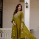 MEHANDI GREEN__Banarasi Saree Hub