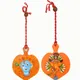 Orange Krishana &amp; Ganesha__Indha Craft LLP