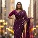 Deep Purple And Wine__Zari and Saree