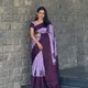Lavender Purple__Zari and Saree