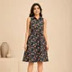 Navy Blue Floral