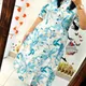 White & Sky Blue__Dhanlaxmi Textile 