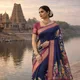 Blue & Maroon__Shree Kala Saree