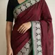 Mehroon __SHANTALA SAREES