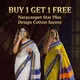 White & mehendi__SHANTALA SAREES