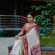 Cream and Maroon__Heersaree