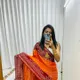 Orange and Maroon __Heersaree