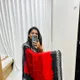 Red And Black __Heersaree