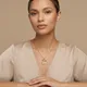Classic Gold finish with Luminous Creamy White accents__Avarni Jewels