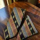 Black Burgundy Gold Grey __THE DELHI LOOM