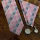 Baby Pink Blue Silver __THE DELHI LOOM