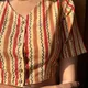 Warm yellow tones with stripes (rekha)  pattern__Akshya Marketing And Consulting