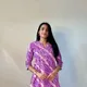 Pastel Blossom Pink Base with Crisp White Artisan Prints__Akshya Marketing And Consulting