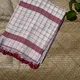 Soft Ivory Base with Red Checks and Contrast Red Border__Akshya Mraketing And Consulting