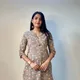 Magenta Pink Base with Ochre Yellow, Olive Green, and Ivory__Akshya Marketing And Consulting