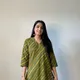 Olive Green Base with Mustard Yellow & Indigo Blue Accents__Akshya Marketing And Consulting