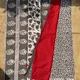 Charcoal Grey, Off-White & Crimson Red