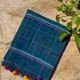 Rich Teal Blue-Green Base with Multicolor Checks__Akshya Mraketing And Consulting