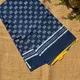 Deep Indigo Blue & Mustard Yellow