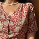 Rust Red, Ivory / Cream & Charcoal Accents