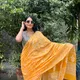 Mango Yellow with Ivory print__Akshya Marketing And Consulting