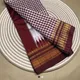 Maroon with Checks__Deeksha Cotton