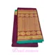Maroon with Golden jari Border__Deeksha Cotton