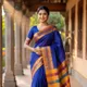 Royal blue __Deeksha Cotton