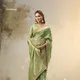pista green__PRAGATI SAREE