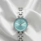 Dial: Aqua , Band: Silver__Eolyor