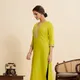 Yellow__Jaipuri Kurti