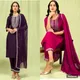 Wine & pink__Jaipuri Kurti