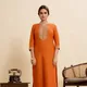 Orange__Jaipuri Kurti