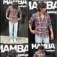     Crimson Red Multi Check__Mamba Boutique