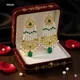 Gold with Green & White Stones__Balaji Gold