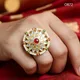 Gold, Red, White (with subtle Green accents)__Balaji Gold
