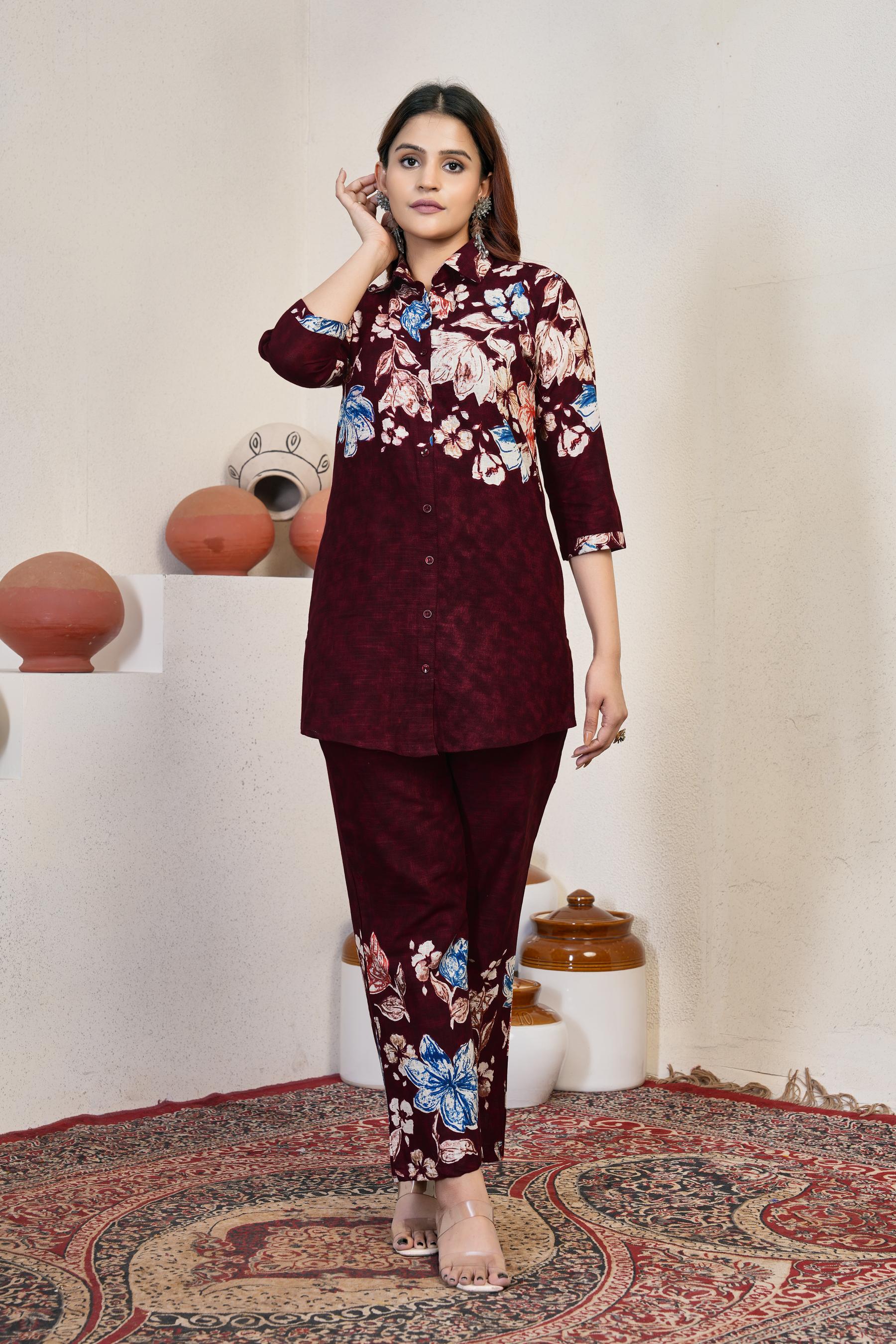 maroon__Sumita Fashion