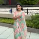 Peach & Mint Green Floral Print__Raatelrue