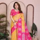 Mustard Yellow with Rani Pink Zari Weaving__Raatelrue