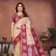 Beige Cream with Wine Maroon Zari Weaving__Raatelrue