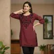 Maroon__ L A KURTIS & MORE