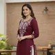 Maroon__ L A KURTIS & MORE