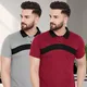 Grey & Maroon__SIYA APPARELS