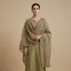 Pista__Banaras Silk Fabric 