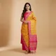 Yellow__Banaras Silk Fabric 